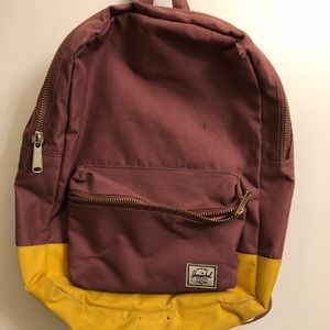 Purple Hershel x Madewell backpack